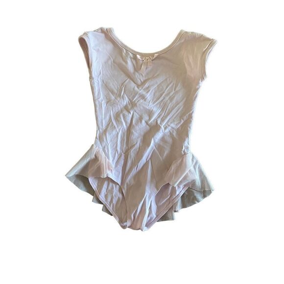 Mdnmd girls pink sheer skirted leotard dance ballet size 8 - Picture 2 of 6